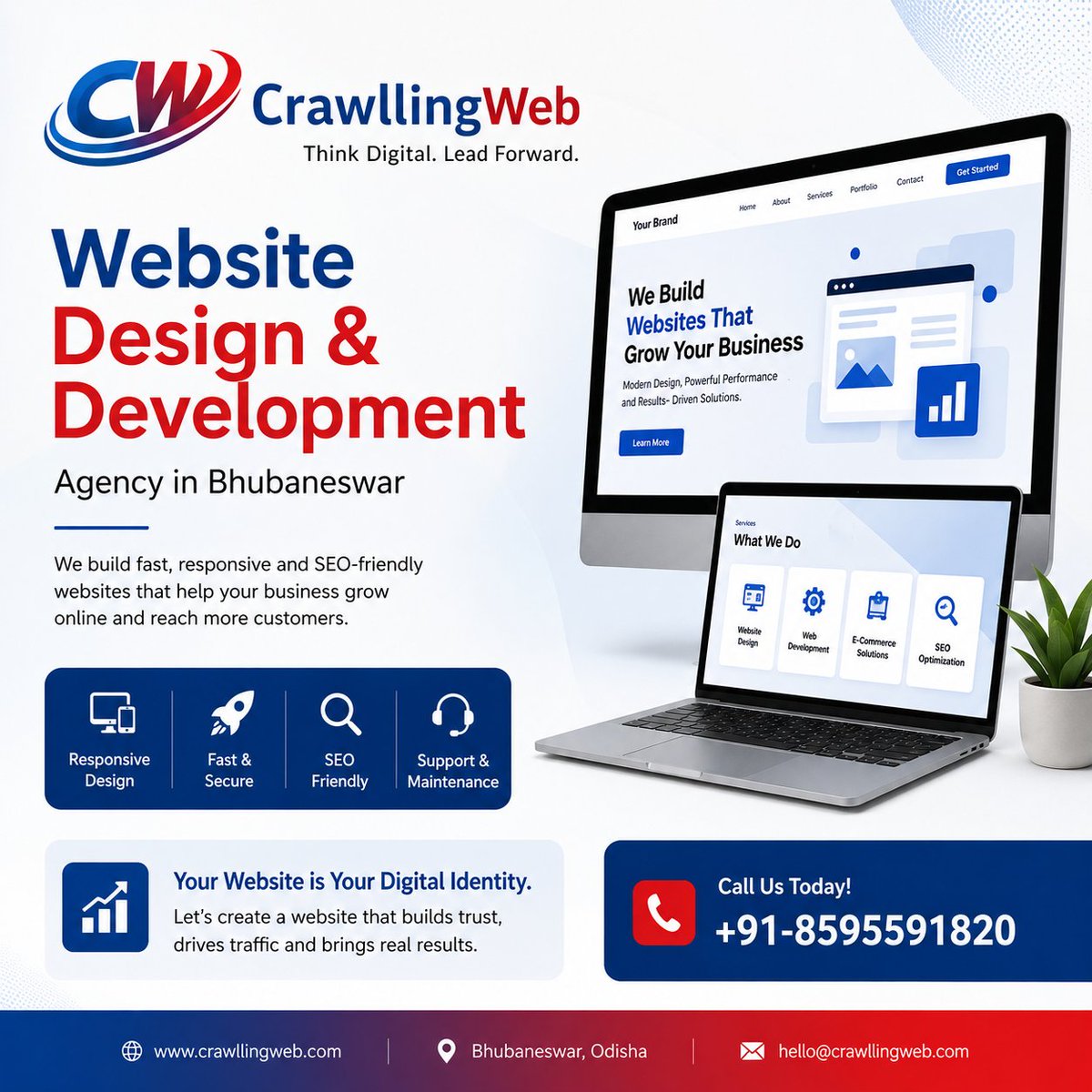 crawllingweb's tweet photo. Website Design and Development Agency in Bhubaneswar

🌍 Visit: https://t.co/Q5DcQmATrL
💬 Call: +91-8595591820
💬 Email: info@crawllingweb.com

#WebDesign #Bhubaneswar #WebsiteDesign #DigitalAgency #SEOFriendlyWebsite #CrawllingWeb #WebDevelopment #ResponsiveDesign https://t.co/7ncOsPthrE
