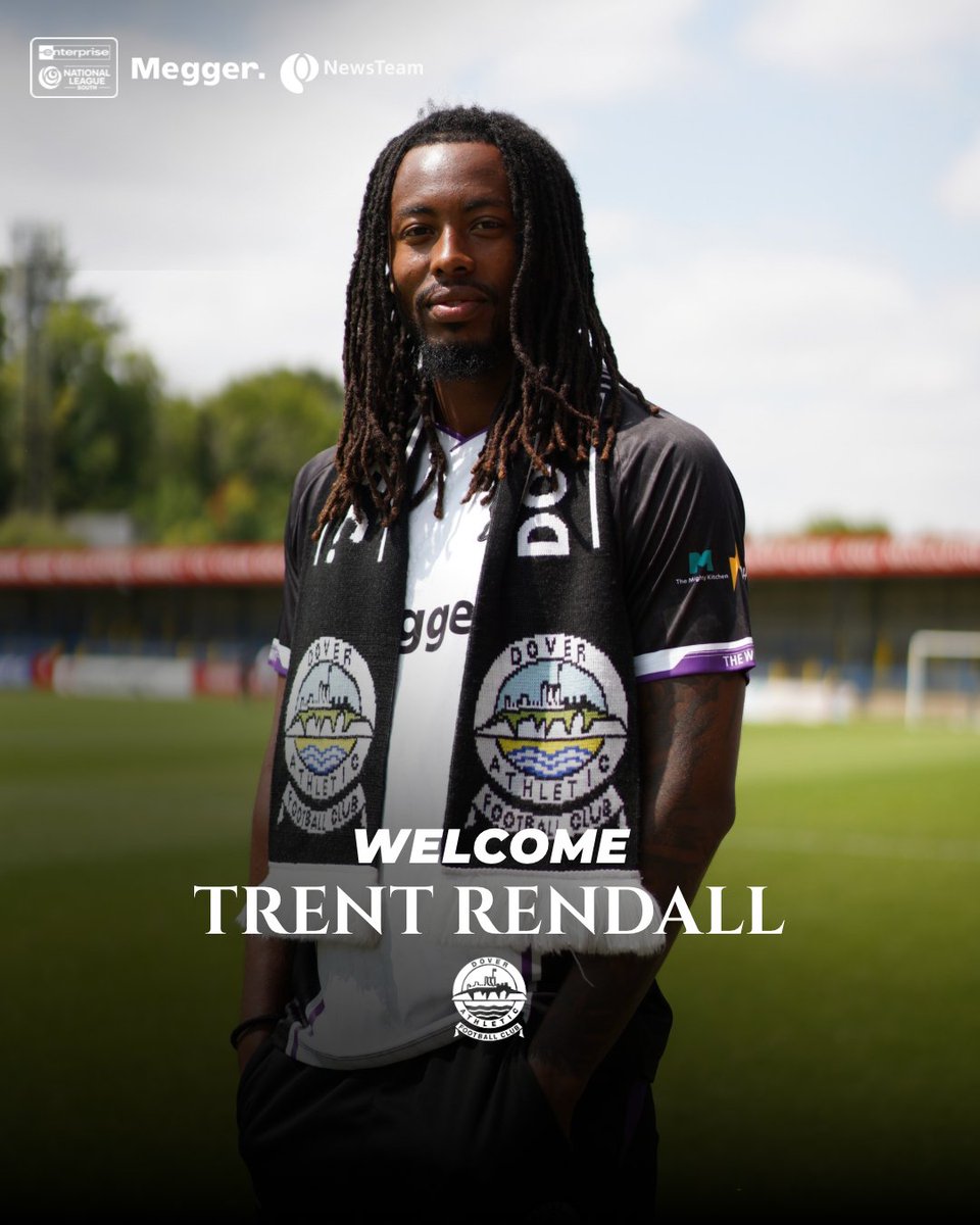 DoverAthletic's tweet photo. ✍️ We are delighted to announce the signing of former Dagenham defender Trent Rendall

🔗 - https://t.co/aimv17LOSE

#DAFC | ⚪️⚫️ https://t.co/sUdRPO1Prp