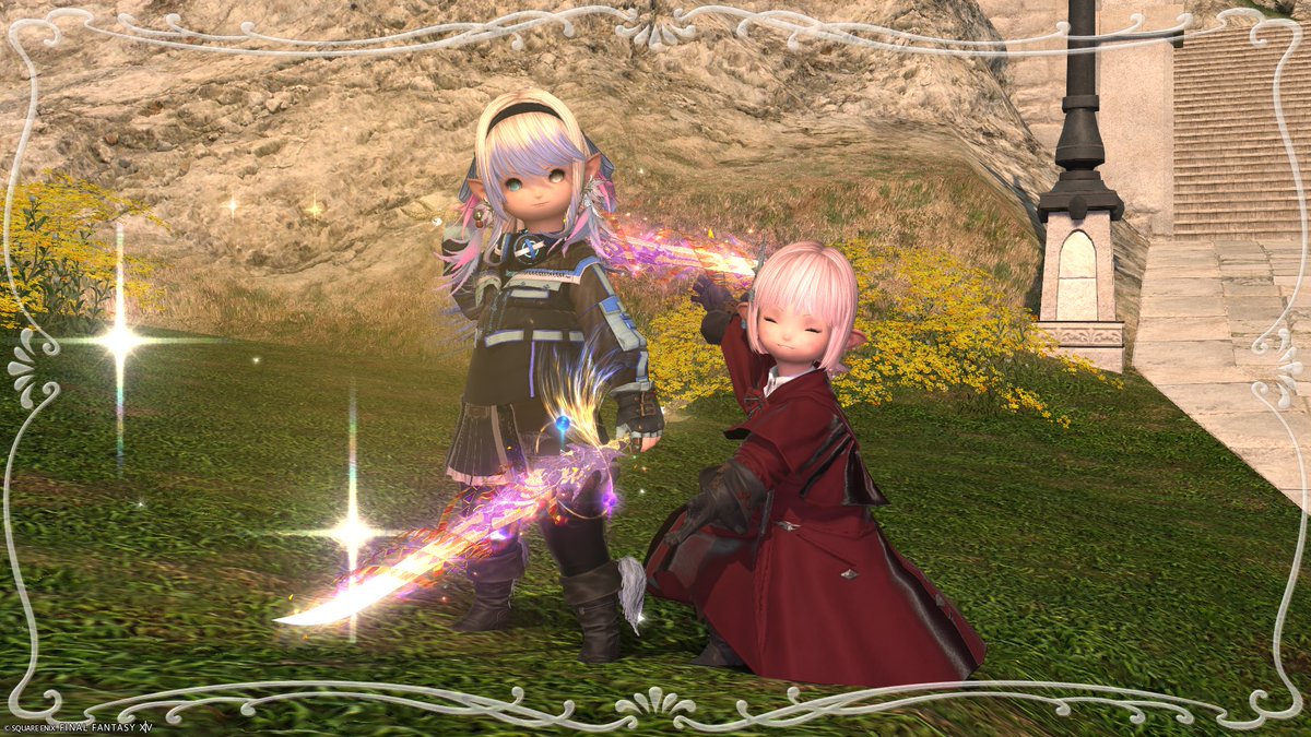 EmmaAegis's tweet photo. ルーシェくんに絶武器見せてもらった！
どれもかっこいいなぁ...(*´ω｀*) https://t.co/V9gnvlgWpi