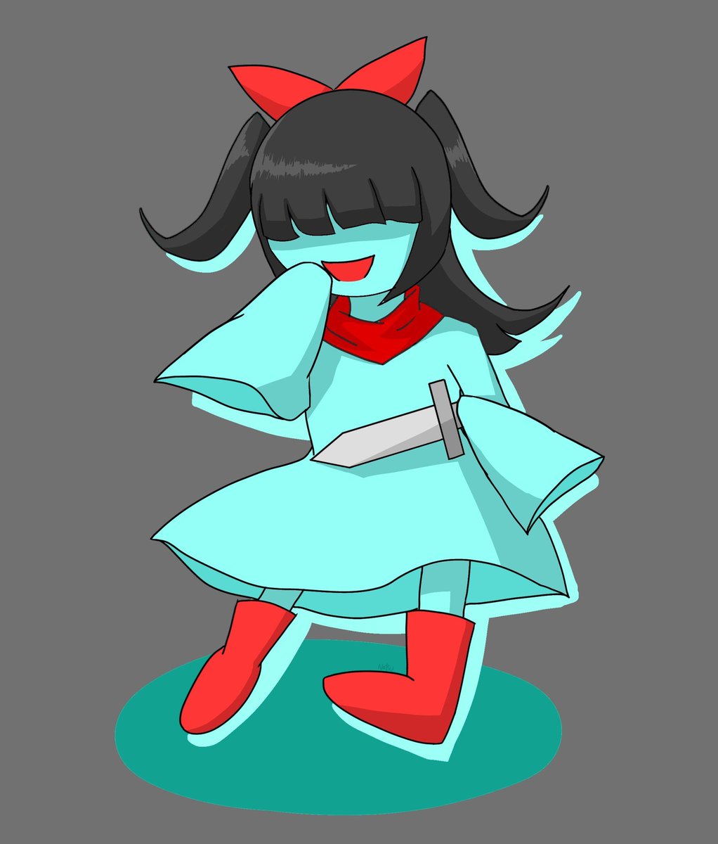 kicufesk_NATSU's tweet photo. ターコちゃん🩵
#deltarune
#deltarunech5
#aqua https://t.co/1EJP0xX2Y8