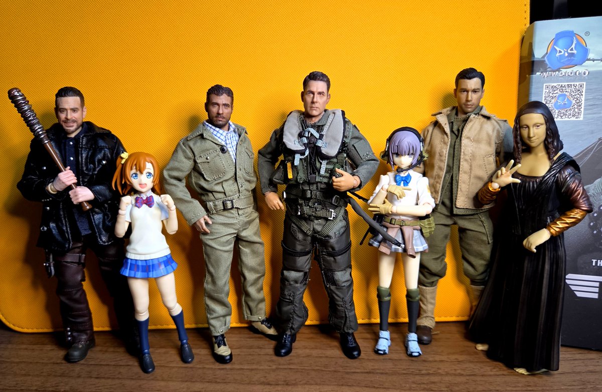 最後に大きさ比較です！ DID、Crazy Figure、HIYA Toys、figmaなどと