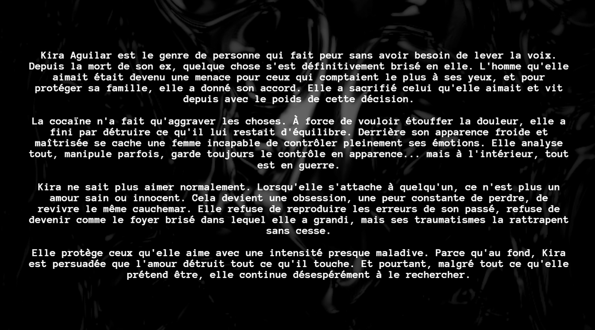 shxvvty's tweet photo. "elle fait que du rp pour Finn" de quelqu'un qui full double pov uniquement quand je fais du rp autour de lui, bah voilà un leak de mon background, plus de surprise ça me clc de devoir me justifié de pas être une aw parce que je joue juste la cohérence de mon personnage https://t.co/5v3z8YGbt2