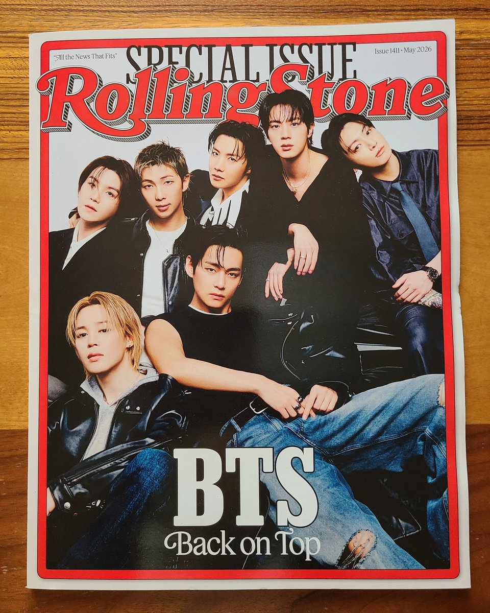BTSmagazines's tweet photo. Rolling Stone US  
ISSUE 1411  MAY 2026
BTS Collectors Edition Box Set
定価 $125 USD

BTS 雑誌 表紙
BTS  cover magazine
ジョングク 雑誌 表紙
Jungkook cover magazine https://t.co/uHecgAGVG1