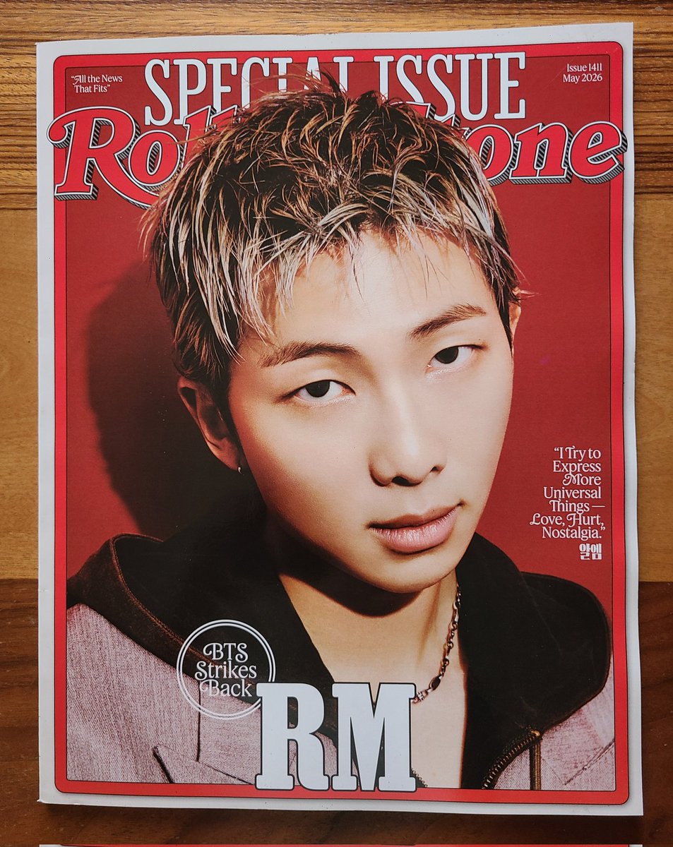 BTSmagazines's tweet photo. Rolling Stone US  
ISSUE 1411  MAY 2026
BTS Collectors Edition Box Set
定価 $125 USD

BTS 雑誌 表紙
BTS  cover magazine
ジョングク 雑誌 表紙
Jungkook cover magazine https://t.co/uHecgAGVG1