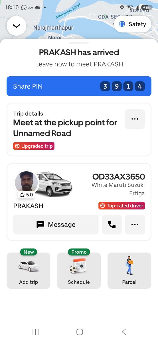 Bapun's tweet photo. Hi @UberIN_Support, I completed my ride, but it seems the driver forgot to start the trip on his phone. After dropping me off, the driver left, but the app still shows trip is yet to begin. Please help complete the trip so the driver can be paid. Thanks!

@Uber_India https://t.co/OtVvIMFFm7
