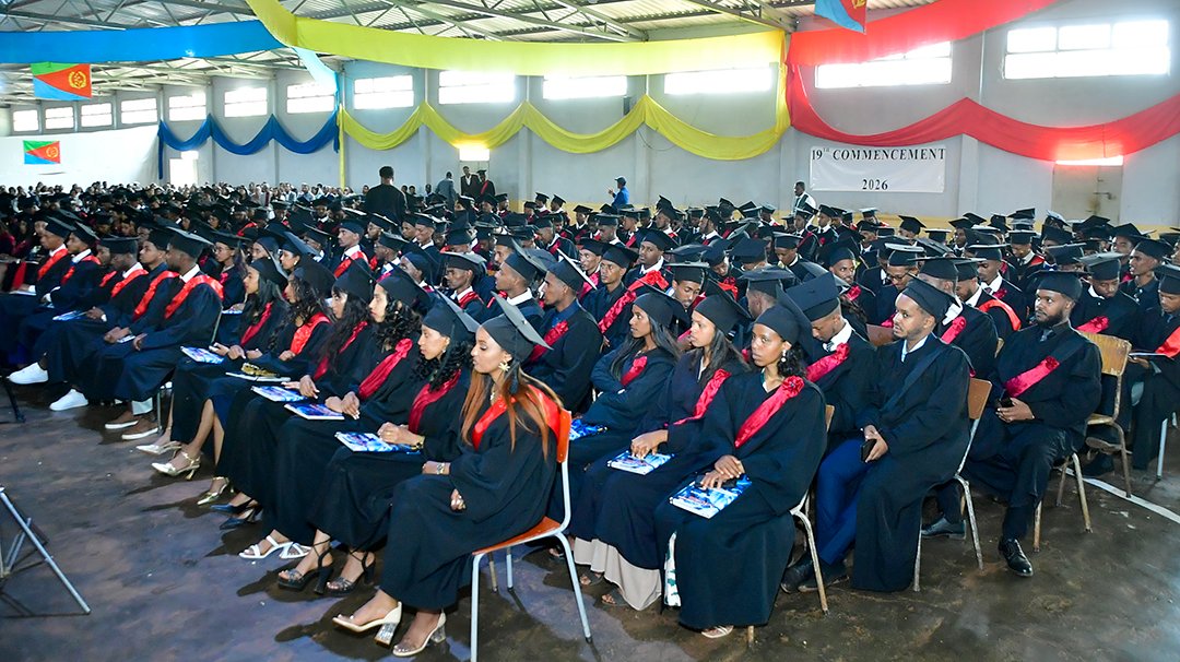 hawelti's tweet photo. Mai Nefhi College of Engineering and Technology has Conferred 1st Degrees and Diplomas to 297 Graduates - 25% of whom are female -  in its 19th Commencement today.

First Degree courses include: Agricultural, Chemical, Civil, Marine, Mechanical, and Mining Engineering respectively.   Computer Science and Engineering; Electrical and Electronics Engineering are additional Faculties.

The Diploma courses consist of: Automotive Technology; Computer Application; Computer Hardware & Networking; Construction Technology; Electrical Technology; Mining Technology; Refrigeration & Air Conditioning; and, Surveying and Drafting.