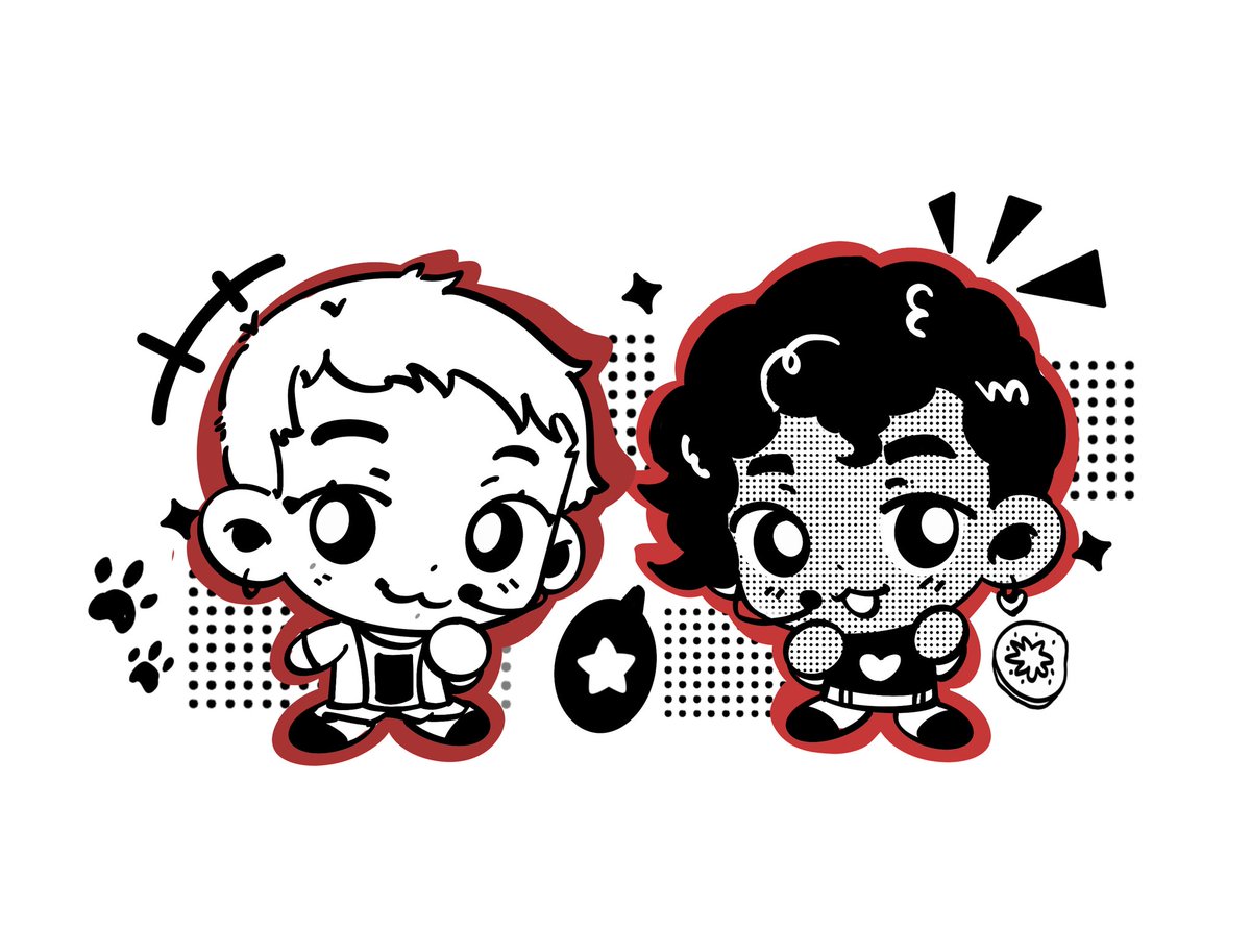 Oraaaaaaana's tweet photo. 还是约稿，萌哭了 立马定了印章家里的纸将被我盖满。。 #kiwidots #santosbravos #stbv https://t.co/mpGh1SF5w0