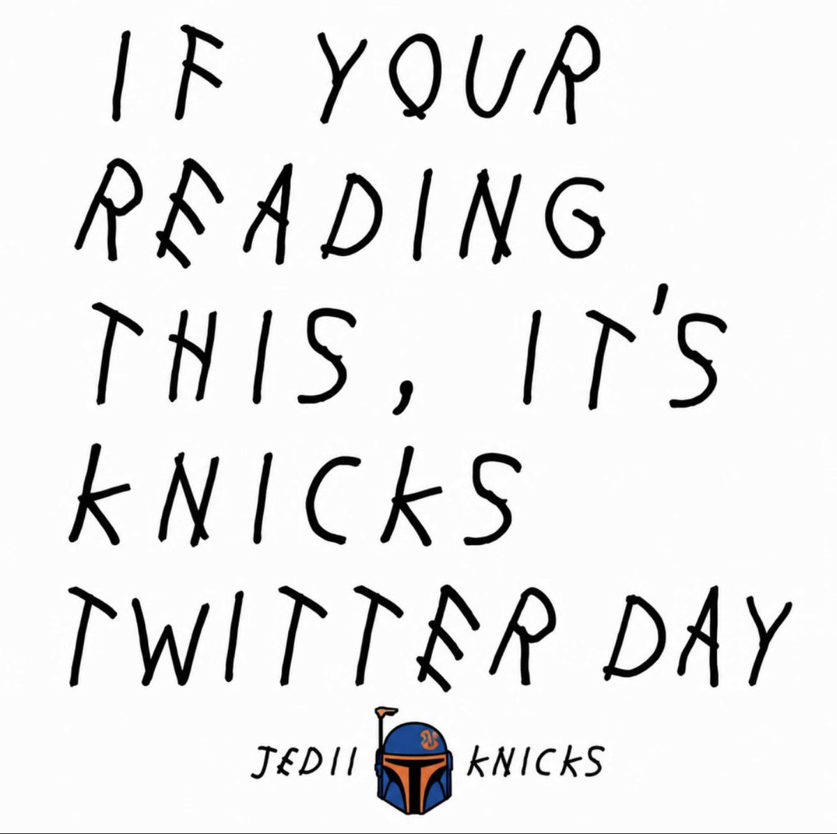 JediiKnicks's tweet photo. It’s Game day ! See you guys later ! #KTD https://t.co/OJWf0N5RxO