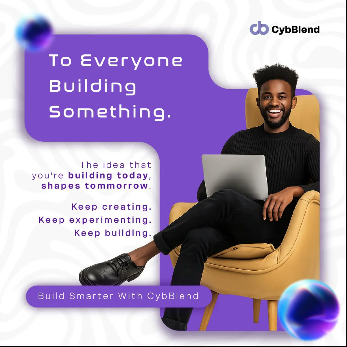 cybBlend's tweet photo. To every creator.
Every founder.
Every builder.

→ Keep going.

The future is built by those who refuse to stop.

#CybBlend #BuildInPublic #CreatorEconomy #Entrepreneurship #FutureBuilders https://t.co/sB0kAQBaCN