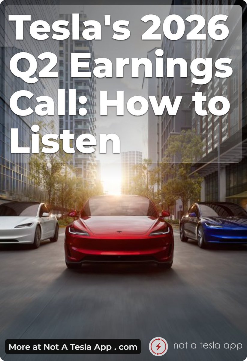 Not a Tesla App tweet media