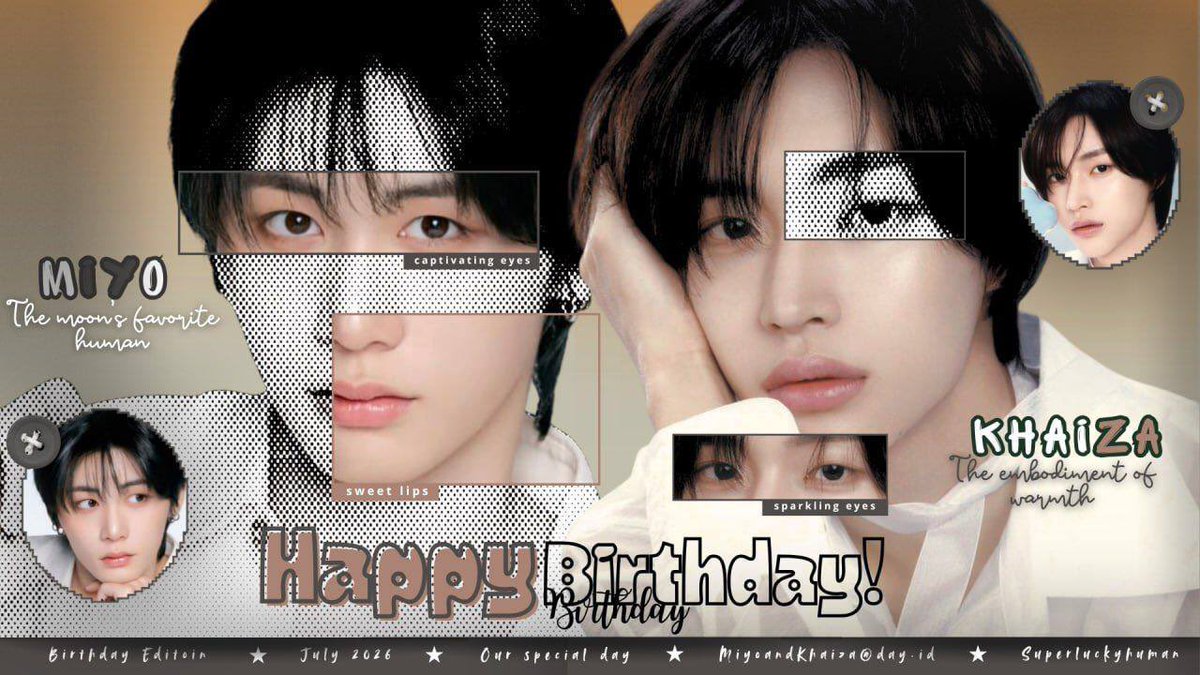 muncorner's tweet photo. 📌 /⠀OPFOLL
Repost and leave them a kind message.

Celebrating two amazing souls today! Happy birthday to @catrinkets and @noctivein . May everyone's kind wishes and best prayers wrap them in joy and blessings for the year ahead. https://t.co/utn7QqyL6y