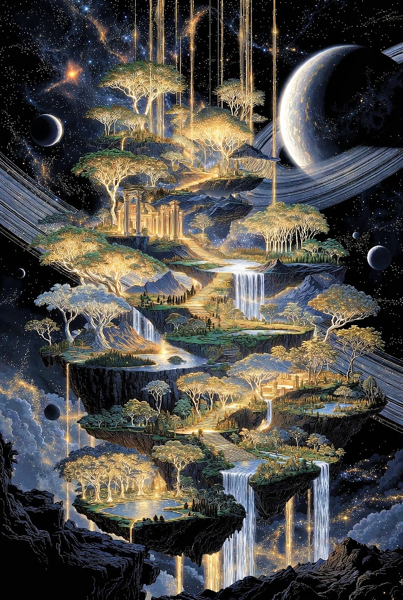 baykhan789's tweet photo. Floating Kingdoms Above the Cosmos https://t.co/xoh73pX9Qs