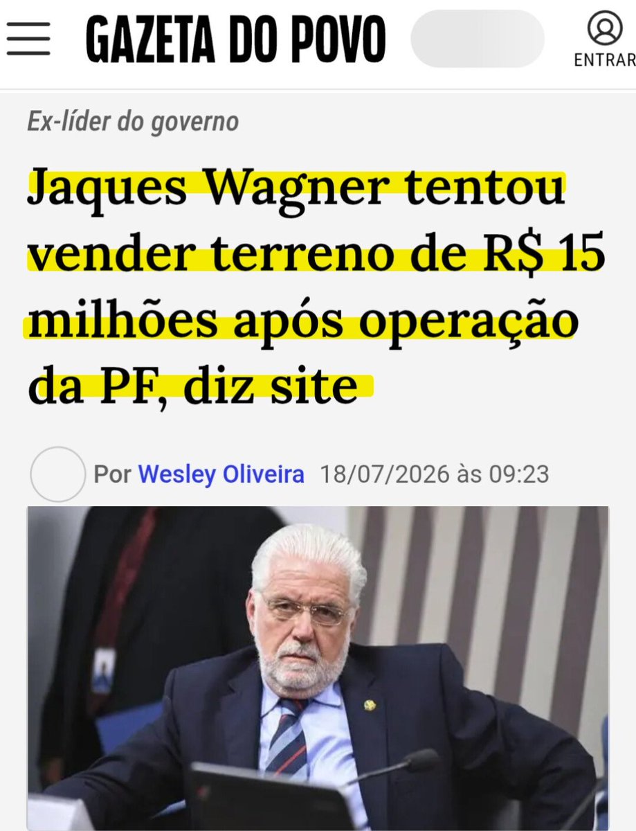 paulodetarsog's tweet photo. Conheci Jaques Wagner em 1997 na Universidade Federal da Bahia, numa palestra que ele deu para nós, alunos da época. Ele era um pobretão.

Como ele conseguiu adquirir mansão em Salvador-BA e terreno de 15 MILHÕES com o salário apenas de político?

Parabéns, ministro Mendonça! https://t.co/FOwW81xbeh