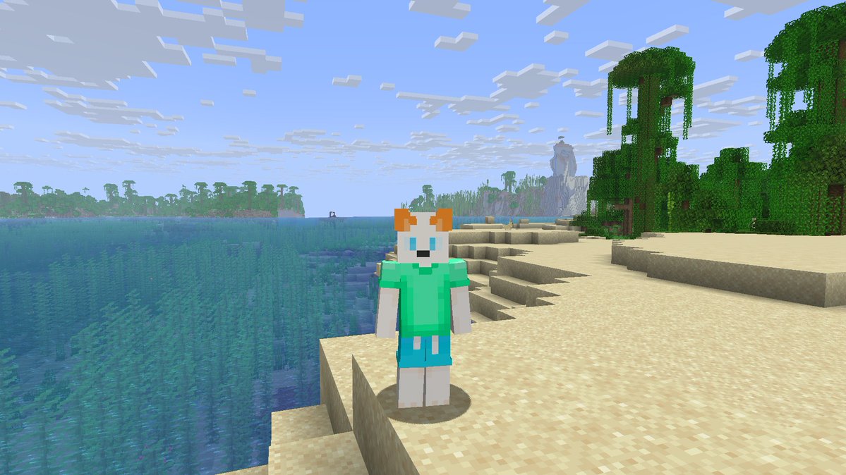 ElPickle97x's tweet photo. Porteada al Minecraft porque me apetecía jeje :3 https://t.co/tXoTHHAKSo