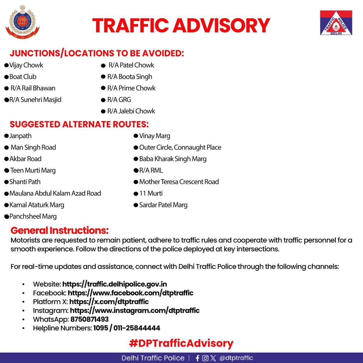Delhi Traffic Police tweet media