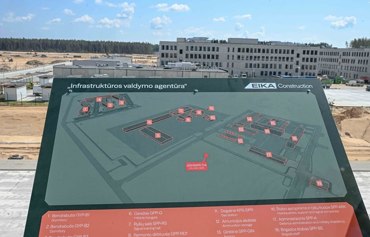 RomboutLuc's tweet photo. Rudninkai, LIT 🇱🇹.

New home of 🇩🇪 45 Mech Bde.
Like in the Cold War, allies build barracks that will be occupied the whole year, with high readiness units.

🇧🇪 had multiple garrisons in West-Germany during the Cold War.
No plans yet for forward permanent basing at East-Flank. https://t.co/PyyI8VVBE2