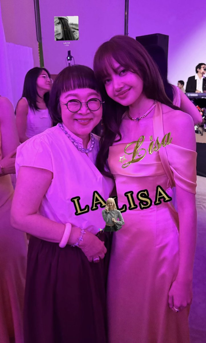 LaliceUpdates's tweet photo. nong_arunosha (thai movie/drama - producer) IG story update with #LISA: 

@wearelloud https://t.co/nZVVQ10U2I