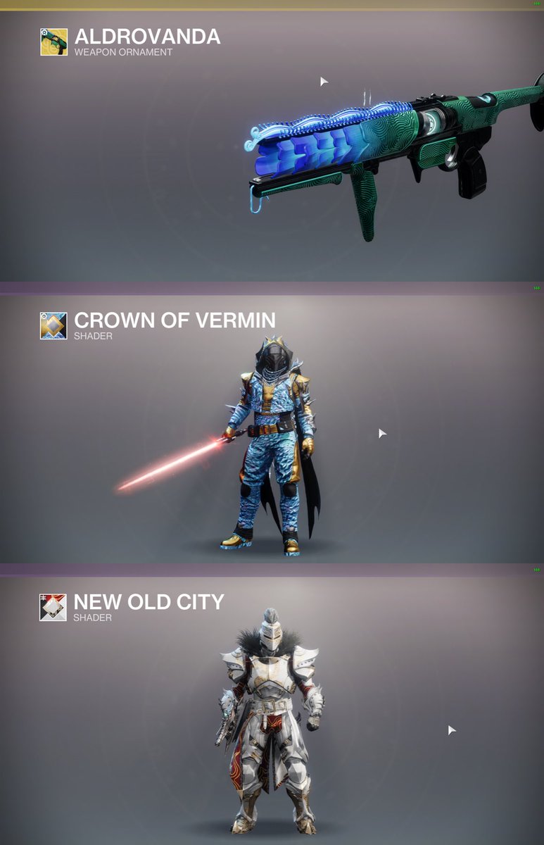 ALTRDECHO's tweet photo. Today's Eververse features an array of explosive items: a finisher, an emote, a dance. Wanna know what else is explosive? What Johnny Silverhand did on August 20th, 2023 against the oppressive corporation Arasaka. The shop also features some nice shaders and Witherhoard ornament. https://t.co/Mdp2UrA7Qs