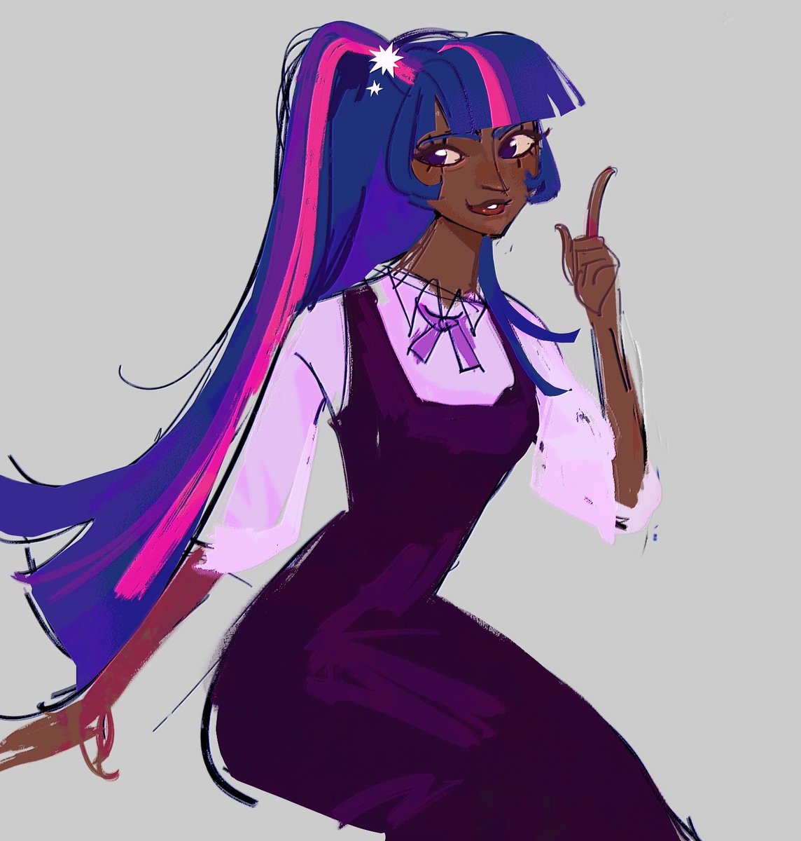 little_moon_art's tweet photo. Twilight hits this pose at least 2 times a day in my head #MLP #twilightsparkle #mlpredesign #mylittlepony https://t.co/EncYT6Nmx1