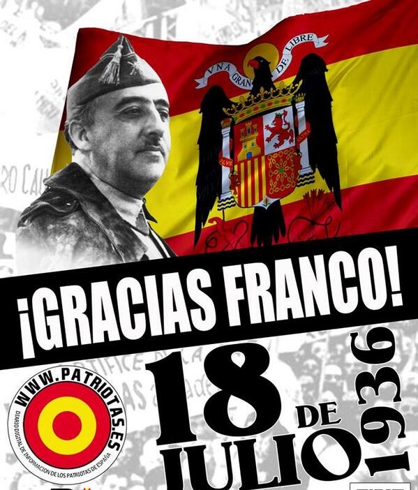 Accion911's tweet photo. Muchas gracias @FNFFranco!!!!!!! Arriba España!!!!!!! https://t.co/jXyfTXd92q