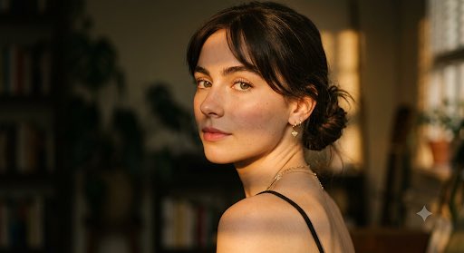 Cinematic Golden Hour Close-up Portrait
