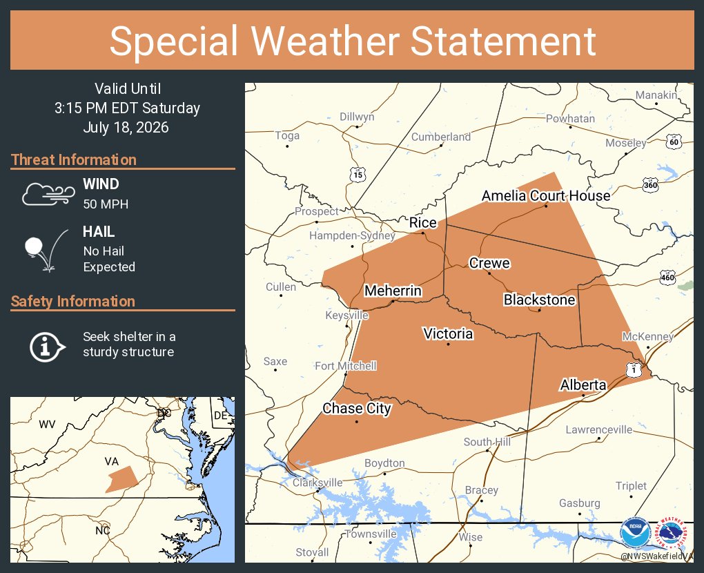 NWS Wakefield tweet media