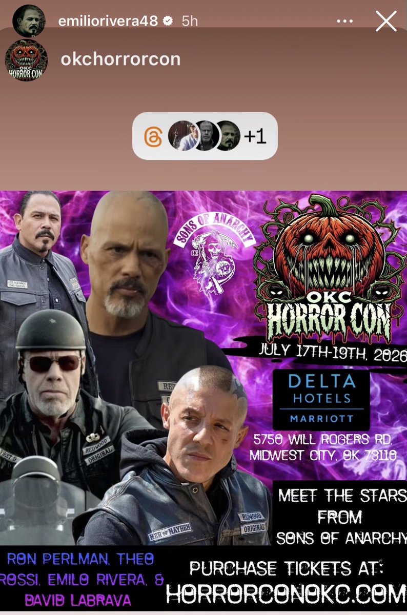 flatpenny's tweet photo. 😊🎉 @EmilioRivera48 @SOAMediaAddicts @SonsofAnarchy @Theorossi @perlmutations @davidlabrava @FXNetworks https://t.co/JajCsVv0Yi