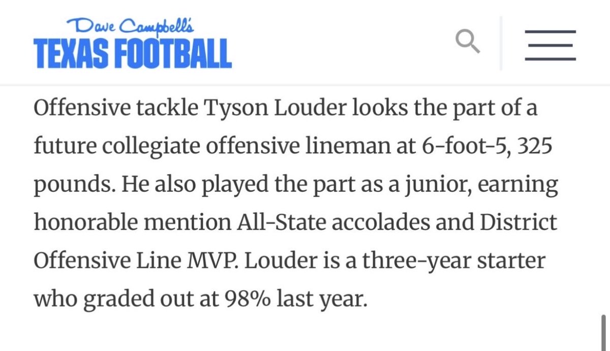 tysonlouder's tweet photo. Thank you @dctf for the write up. Exited for this special year with my teammates and coaches.
@brennenstraw68 @bchapman2027 @McCraeReese77 @LanceLeFevre58 @clay_mcch @realcaseydacus https://t.co/LChdiUJqVx