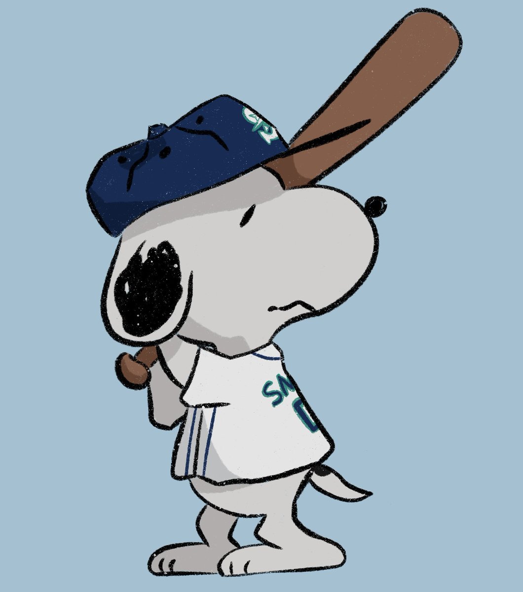 girlsgaysnjrod's tweet photo. Morning Mariners doodles but it's Snoopy https://t.co/QS3eTmWdO8