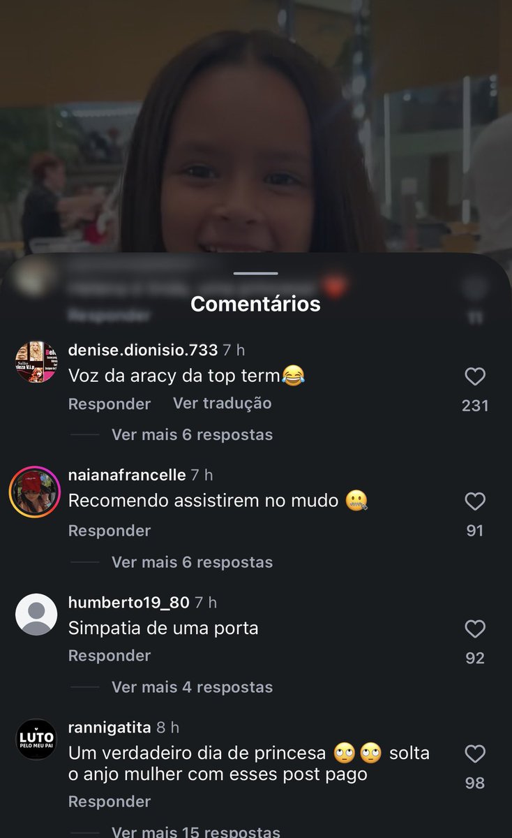 swftgrand's tweet photo. eu sempre fico assustada com o ódio que a tainá militao recebe, ela postou um vídeo fofo da filha dela e os comentários estão simplesmente assim, atacando ela e a criança https://t.co/MkoQaKHuLd