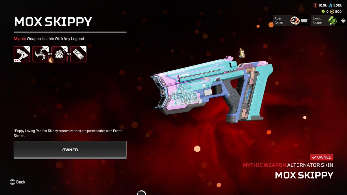 heyyogabe's tweet photo. Wasn’t gonna buy this but man I love blue and this combo makes it look so good 😻 @PlayApex https://t.co/syUVSpxCQ4