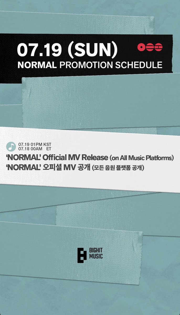 _BTSBELGIUM's tweet photo. [#BTS_NORMAL PROMO SCHEDULE]

🇳🇱 Morgenochtend (19/06) op 06u00 🇧🇪 zal de videoclip voor “NORMAL” beschikbaar zijn op alle platformen (op Spotify kan je hem nu al bekijken 👀)

🇫🇷 Demain matin (19/06) à 06h00 🇧🇪, le clip de « NORMAL » sera disponible sur toutes les plateformes (il est déjà en ligne sur Spotify 👀)