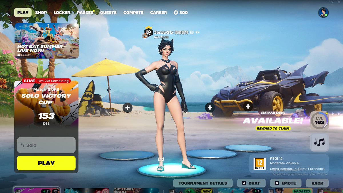 zerowfnbr's tweet photo. Early qual first solo cc (didn't played 1st one) 🥳

While being in the top 500 all touney 😌 https://t.co/hU14AOgrGe