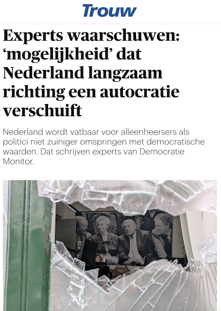 ValavdBoomen's tweet photo. Iets met cognitieve dissonantie: de heersende macht, de media en de wetenschap schreeuwen de hele tijd moord en brand over de opkomende autocratie en de teloorgang van de democratische rechtsstaat door 'extreem-rechts', maar dat de eigen dogmatische ideologieën Nederland de facto al jarenlang als een soort alleenheerser in een wurggreep houden wordt voor het gemak even vergeten. Maar ja, dat is natuurlijk het ding met dictators: die nemen het niet zo nauw met de werkelijkheid.

https://t.co/NPOzGjEC25