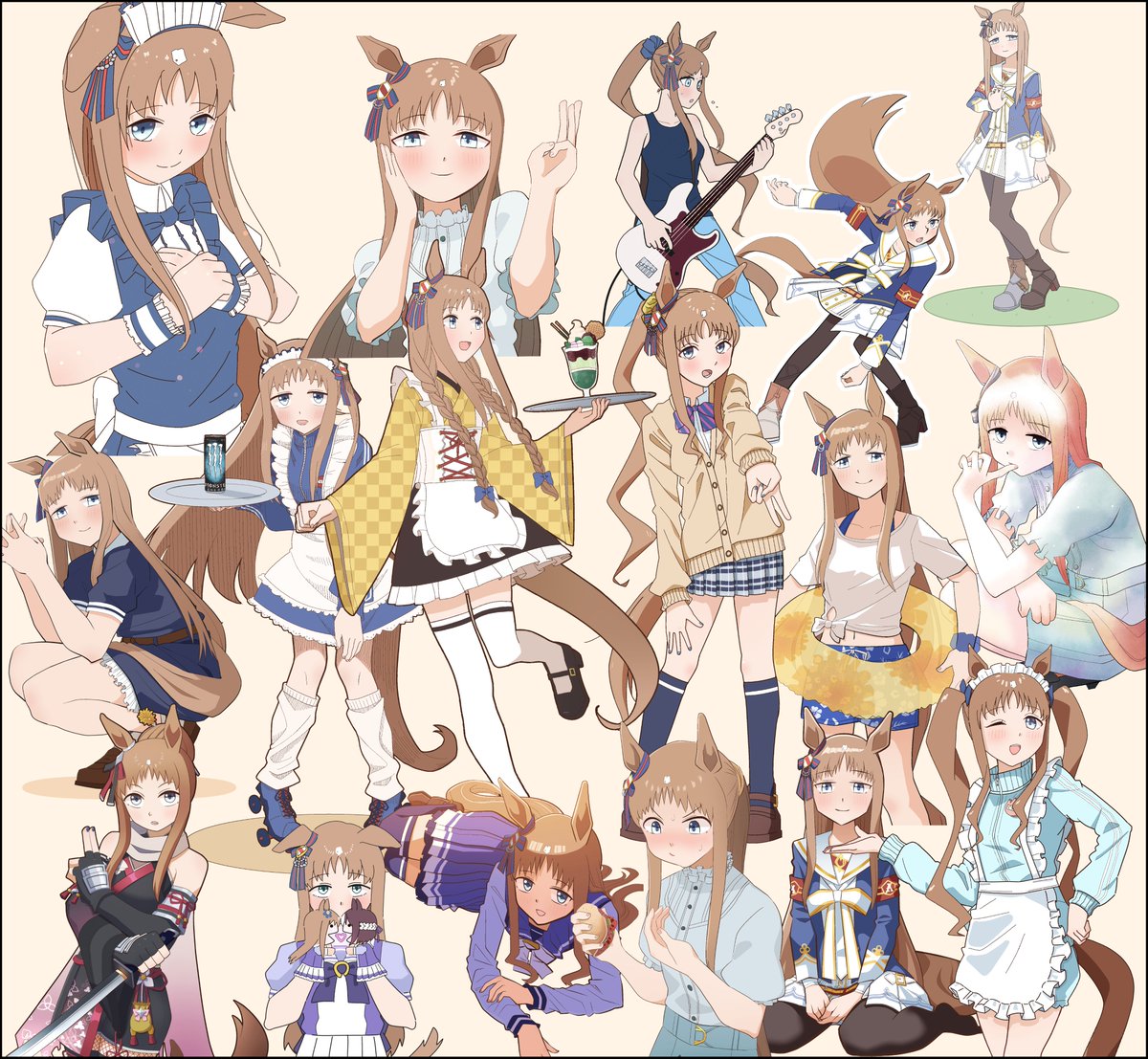 elf_illust's tweet photo. #三連休はフォロワーさんが増えるらしい
グラスちゃんバラエティパック🥳 https://t.co/fWkSupH7gx