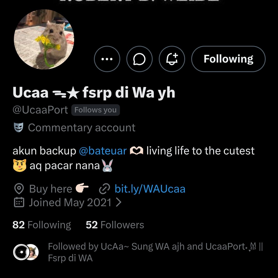pintkyi's tweet photo. Maaf jika terlihat tidaq meyakinkan, lg membangun kembali stelah @.bateuar ilang🥺 
Anw 3 user U dibawah tim hore akun enih yaa🙌🏻 https://t.co/ZjYL0DyuBV