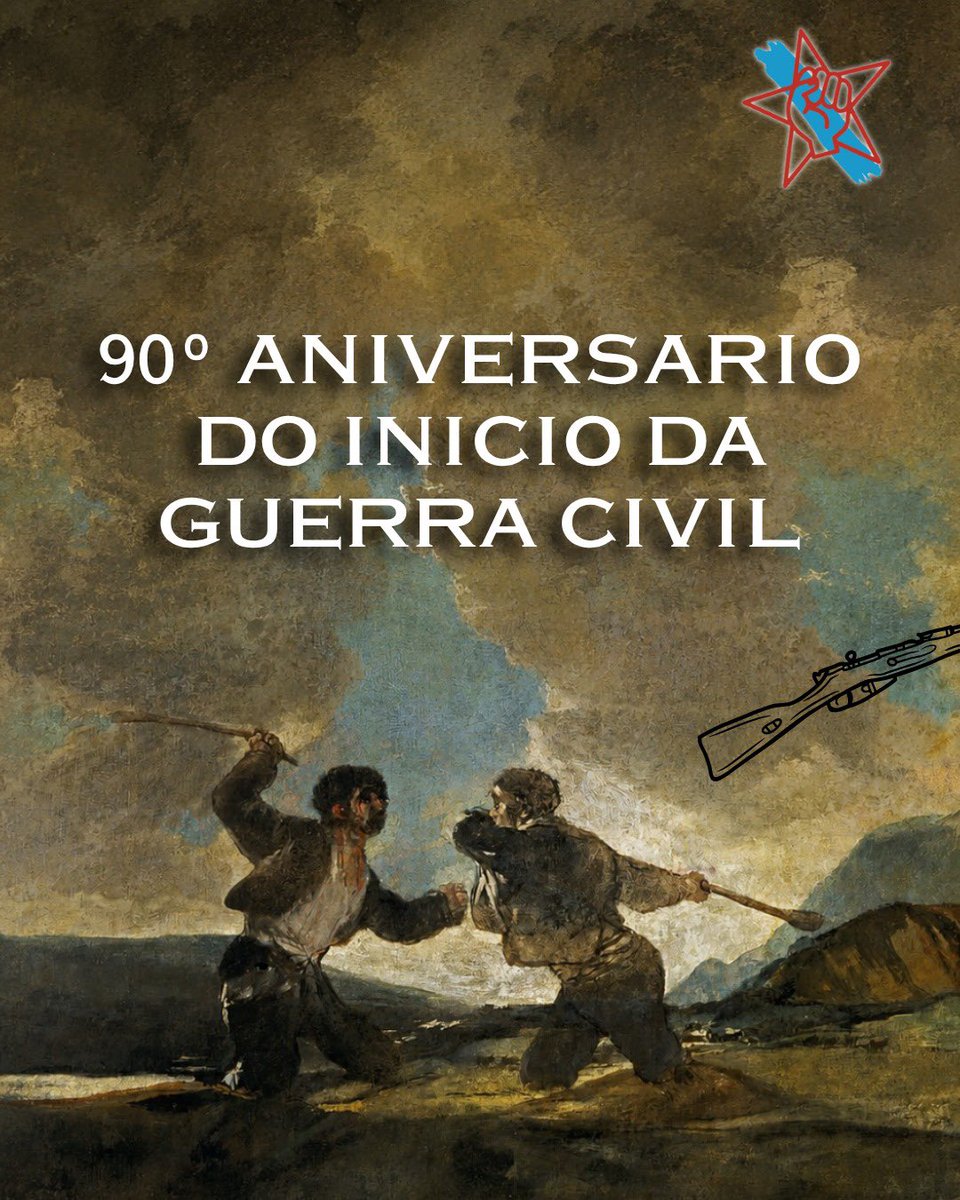 XSGalicia's tweet photo. 📖 Un pobo que esquece a súa historia está condenado a repetila

Cúmprense 90 anos do estalido da Guerra Civil, un conflito que marcou para sempre o noso país e abriu paso a catro décadas de represión e silencio. Para construír o futuro, necesitamos ter moi presente o noso pasado https://t.co/GHLQwVwAsC