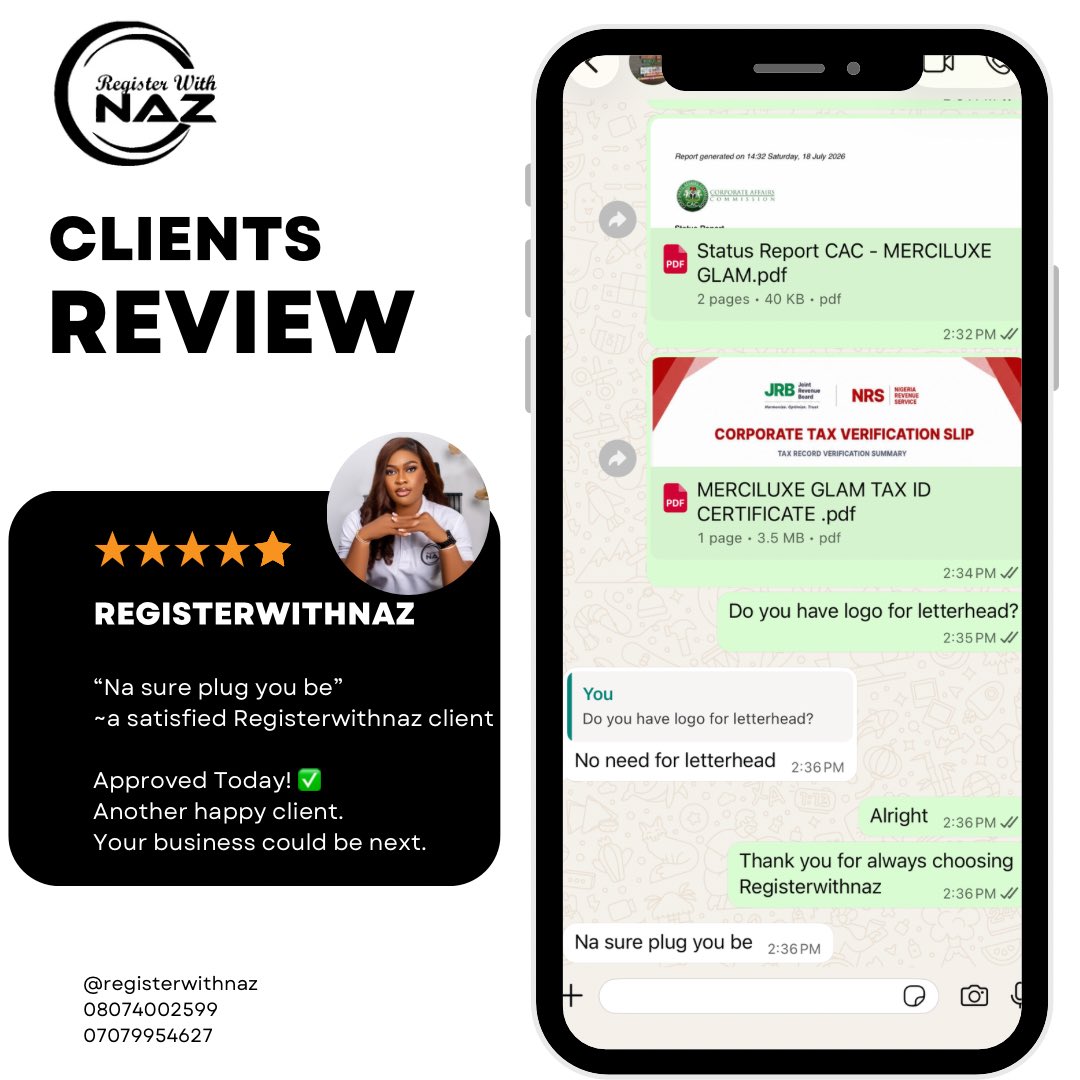 REGISTERWITHNAZ |CAC ABUJA NIGERIA tweet media