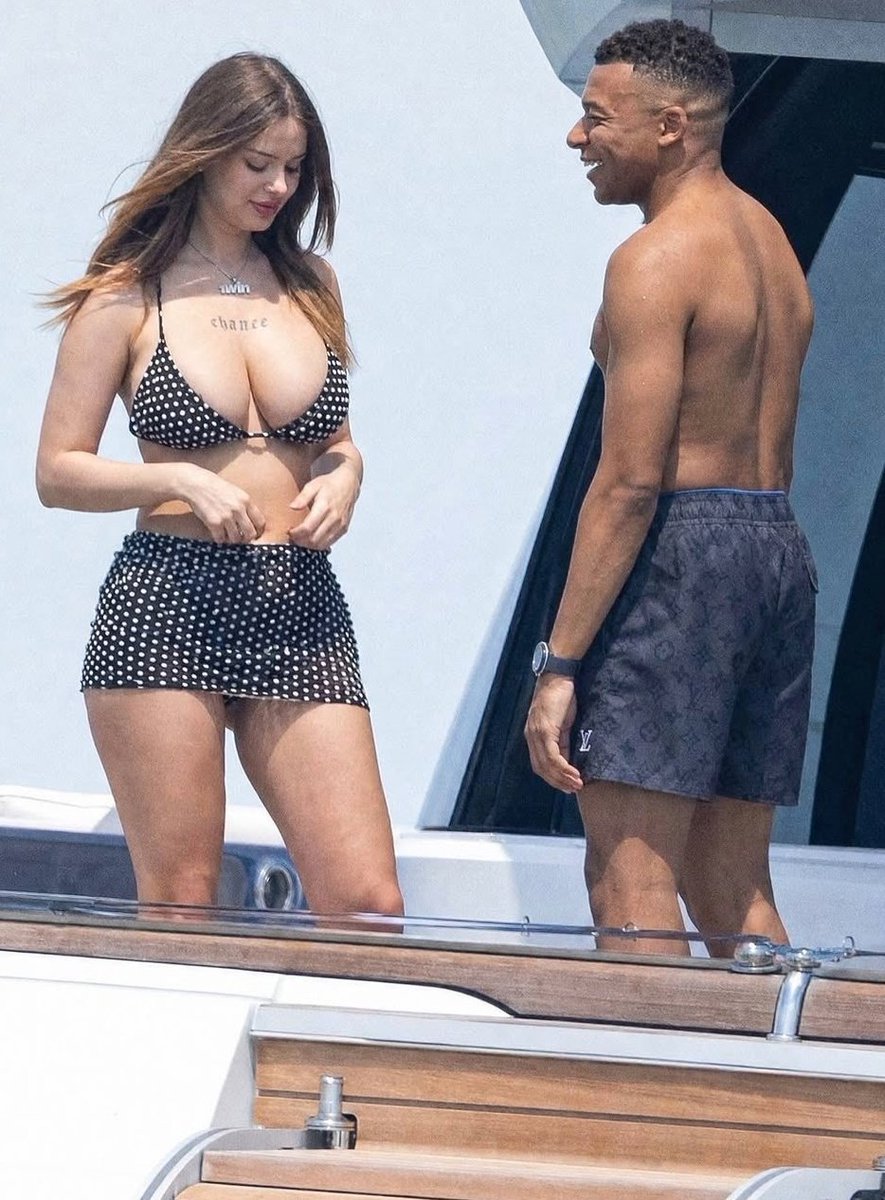 Toughtaskx's tweet photo. Hey @grok , Who is this girl with Kylian Mbappé. https://t.co/7PYfFOkdpO