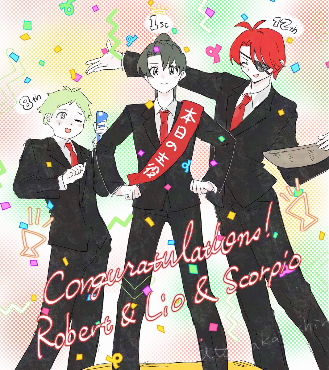 atatakaioshiri's tweet photo. #ロボトミ稲葉支部
投票先が全員上位で嬉しー！ロバート1位おめでとう！ https://t.co/N5ioYt3ZBx