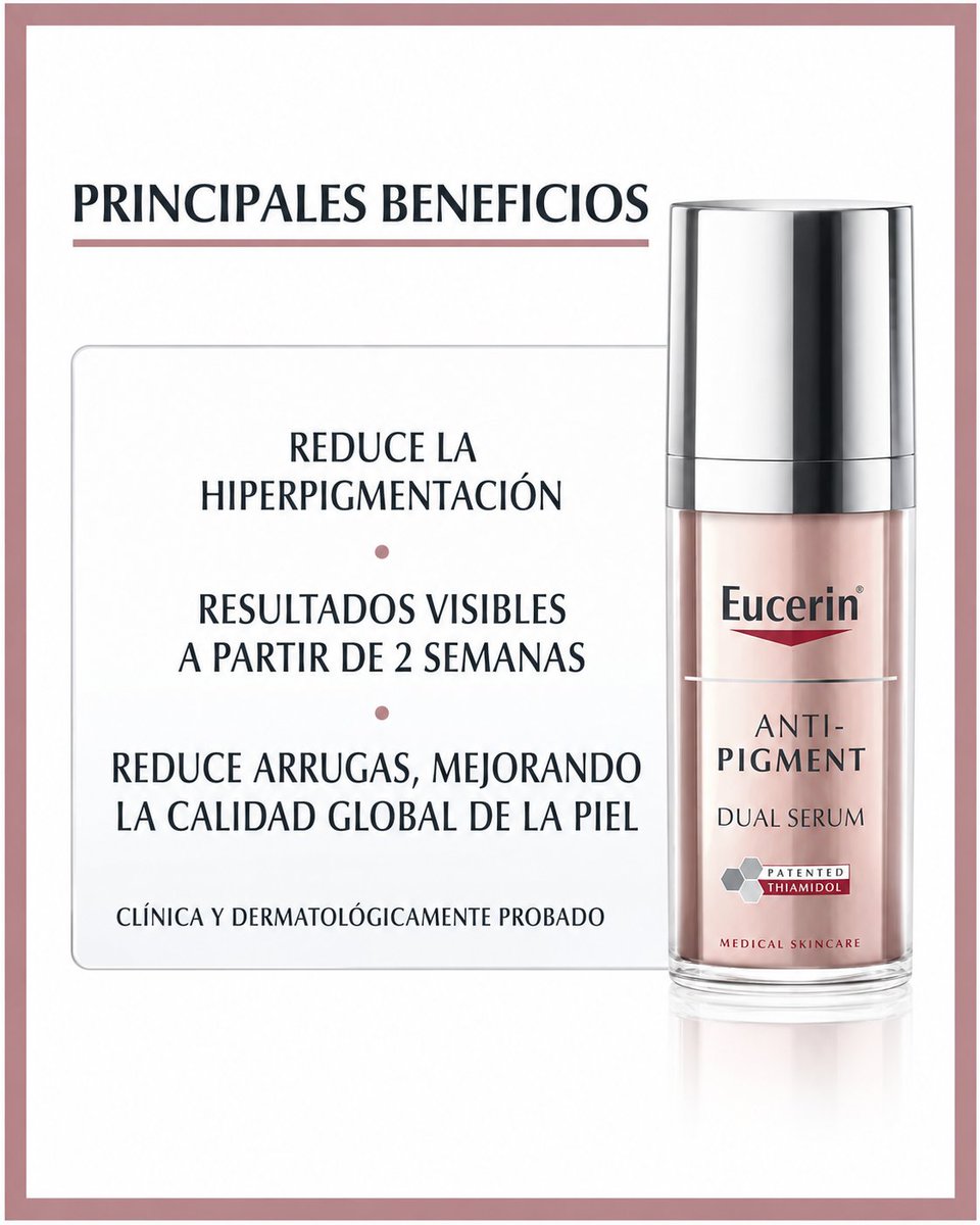 OfertasQueValen's tweet photo. No te voy a decir que las manchas desaparecen de un día para el otro.
Pero si tenés manchas de sol, mirá esto 👀

El Eucerin Anti-Pigment Serum Dual con 53% OFF y 9 cuotas sin interés!!
Tienda Oficial Eucerin
+10.000 vendidos

Con constancia, reduce las manchas y empareja la piel