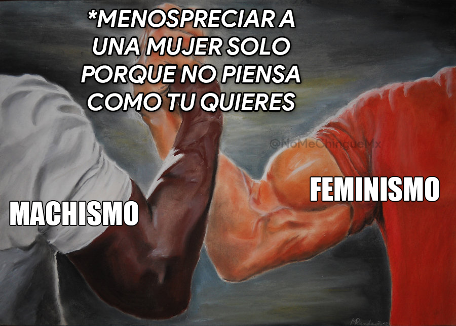 NoMeChingueMx's tweet photo. @spidermansgf7 Nadie más machista que una feminista 👌🏻 https://t.co/mPHSMU36WY