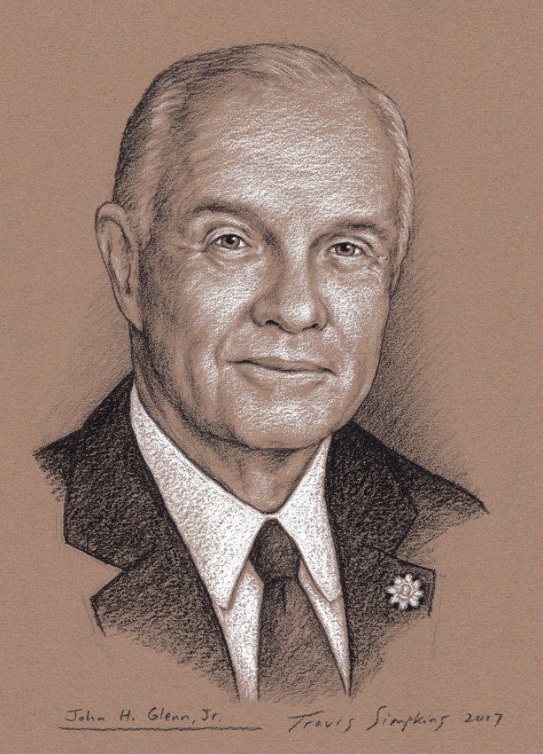 TravisSimpkins7's tweet photo. Happy Birthday to Astronaut and former U.S. Senator John Glenn. Born on this day in 1921. (July 18, 1921 - December 8, 2016)
Portrait by Travis Simpkins
#JohnGlenn #Astronaut #NASA #Senator #ScottishRite #33rdDegree #Freemasons #Freemasonry #Masonic #TravisSimpkins #art #portrait https://t.co/pSPLVArY70