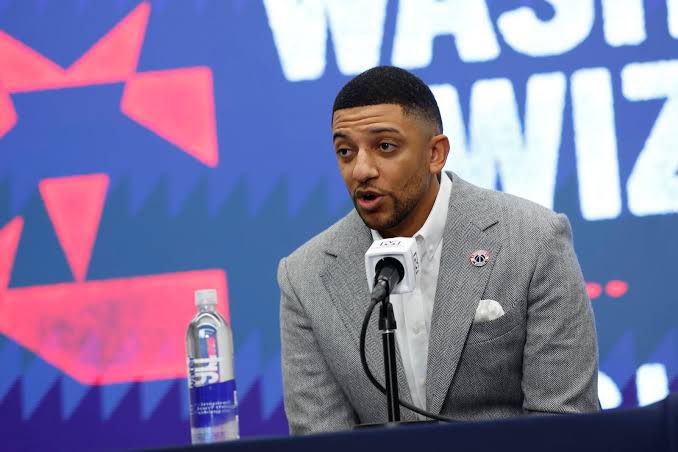 GregFinberg's tweet photo. The Wizards’ offseason:

Drafted/re-signed/acquired:
• AJ Dybantsa
• Felix Okpara
• Trae Young
• Jamir Watkins
• Deandre Ayton
• Khris Middleton
• ‘33 2nd-round pick
 
Traded/waived:
• Jaden Hardy
• D’Angelo Russell
• Leaky Black
• ‘29, ‘31, ‘32 seconds
• ‘33 2nd swap https://t.co/BC6cof47qy