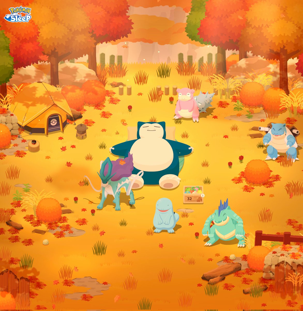 sipokeslee's tweet photo. #ポケスリ3周年をみんなで 
#ポケモンスリープ
#ポケスリ

2年目の思い出振り返り
この紅葉写真ちょーためているのでかなり上げちゃうと思いますm(_ _)m
この背景かわいすぎて撮りまくっちゃうよねぇ？しかたないよねぇ？

スイクンパ💧&amp;ライコウパ⚡️
#ポケスリ癒され部
#ポケスリポケセン https://t.co/gI7w2KfIQa