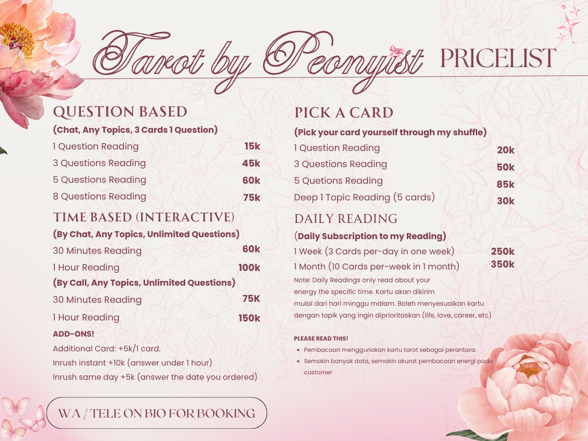 Sera, Tarot Reader since 2022 tweet media