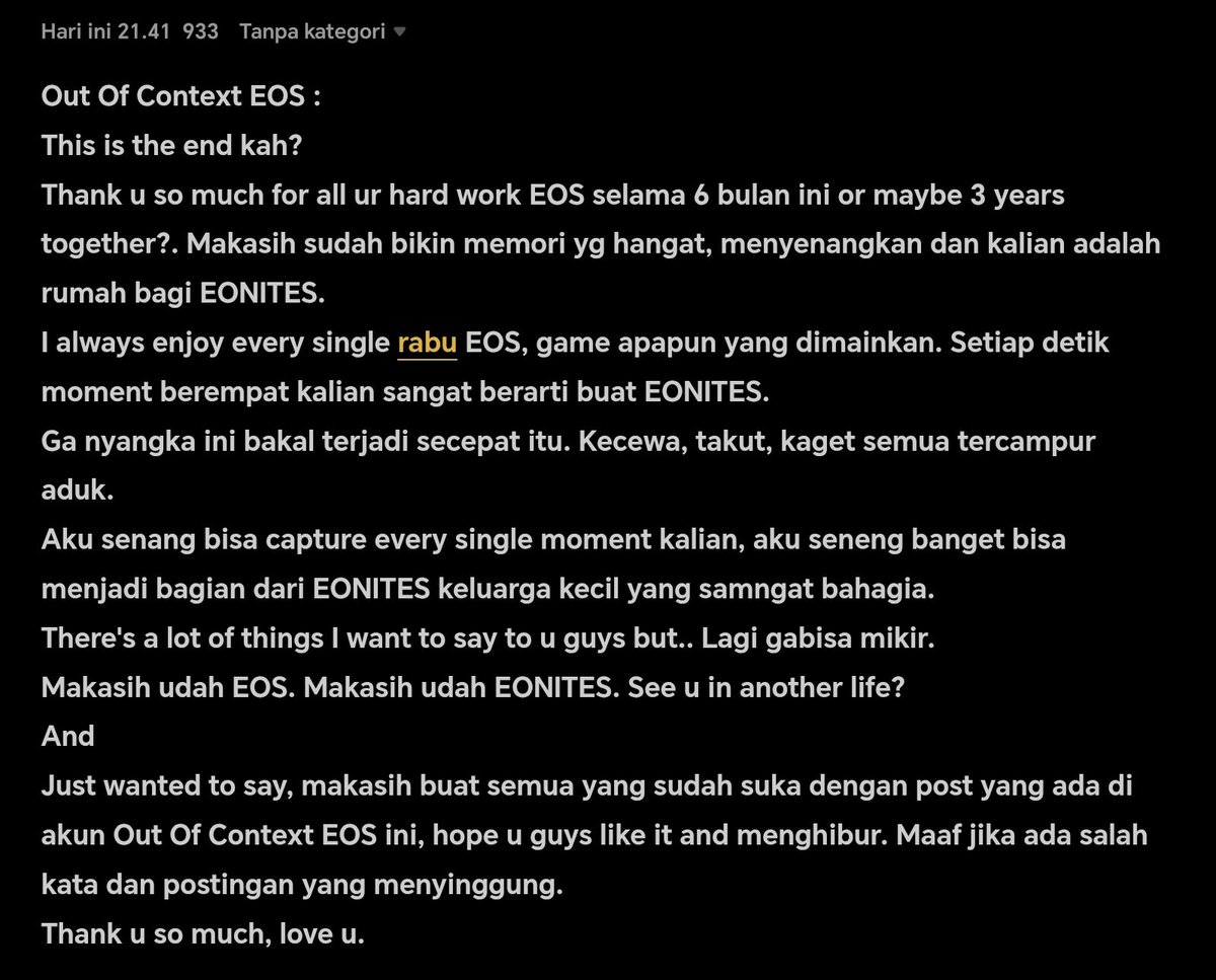 OocGMH's tweet photo. Maaf klo ga jelas, ngetiknya sambil gemeteran dan nangis. 
See u guys? 🫂 https://t.co/gQUjQB2Qvj