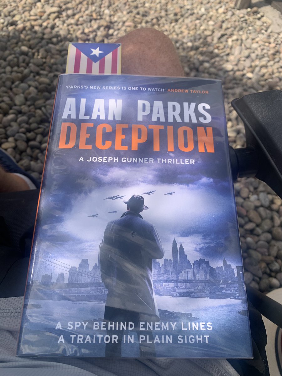 bobg611's tweet photo. Another lovely afternoon 🏴🌞🌞So will start this #book second #novel #thriller featuring #JosephGunner by the excellent @AlanJParks #Deception https://t.co/soraSUuARr