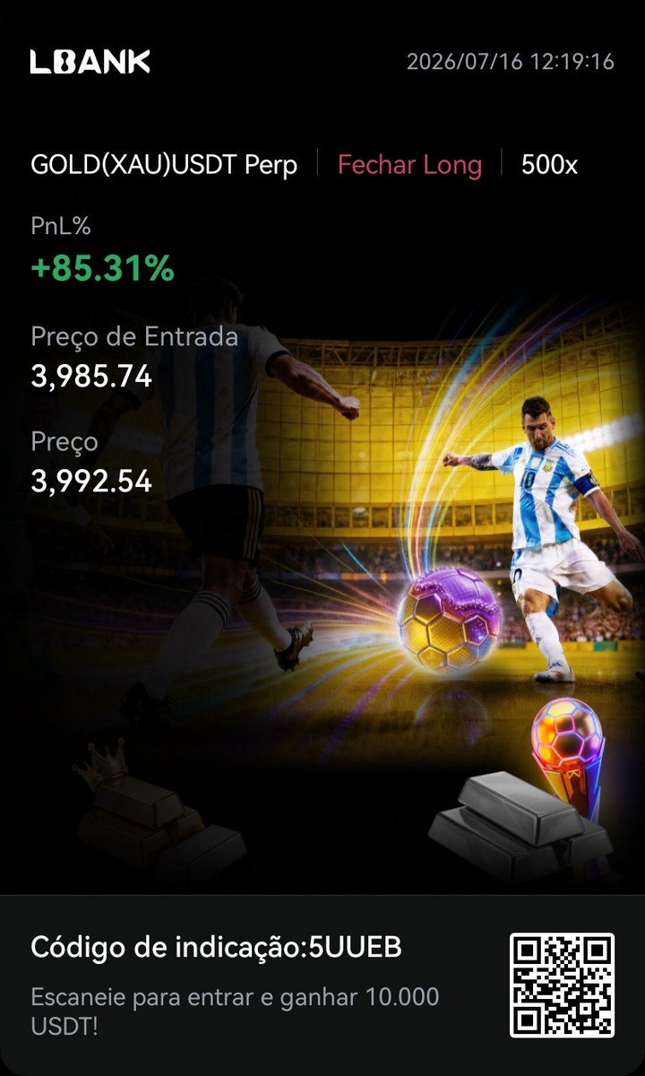 MrJohnMonkey's tweet photo. Melhor plataforma para negociar GOLD do mercado cripto. 

Valeu @LBankPT essa aqui foi TOP #LBankGold https://t.co/d7stSAUtAx