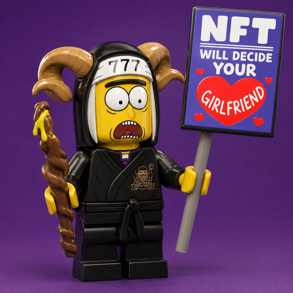 Varrior7777's tweet photo. Look at my Lego @GodHatesNFTees OG &amp; S1 Mutant 😁🔥 very nice! https://t.co/KoBKylKmhh